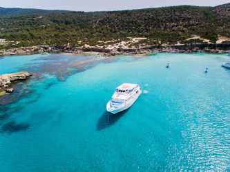 Rejs na Blue Lagoon z Pafos rejs na zachód słońca z transferem z adresu